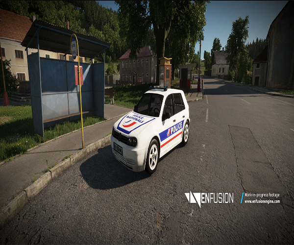 French national Police Car