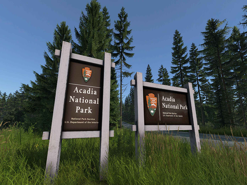 Acadia National Park map
